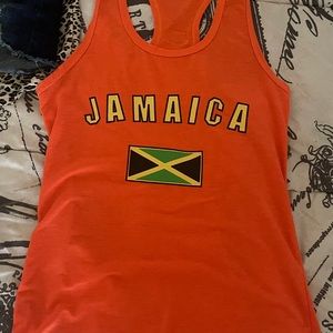 XL Orange Jamaica Tank